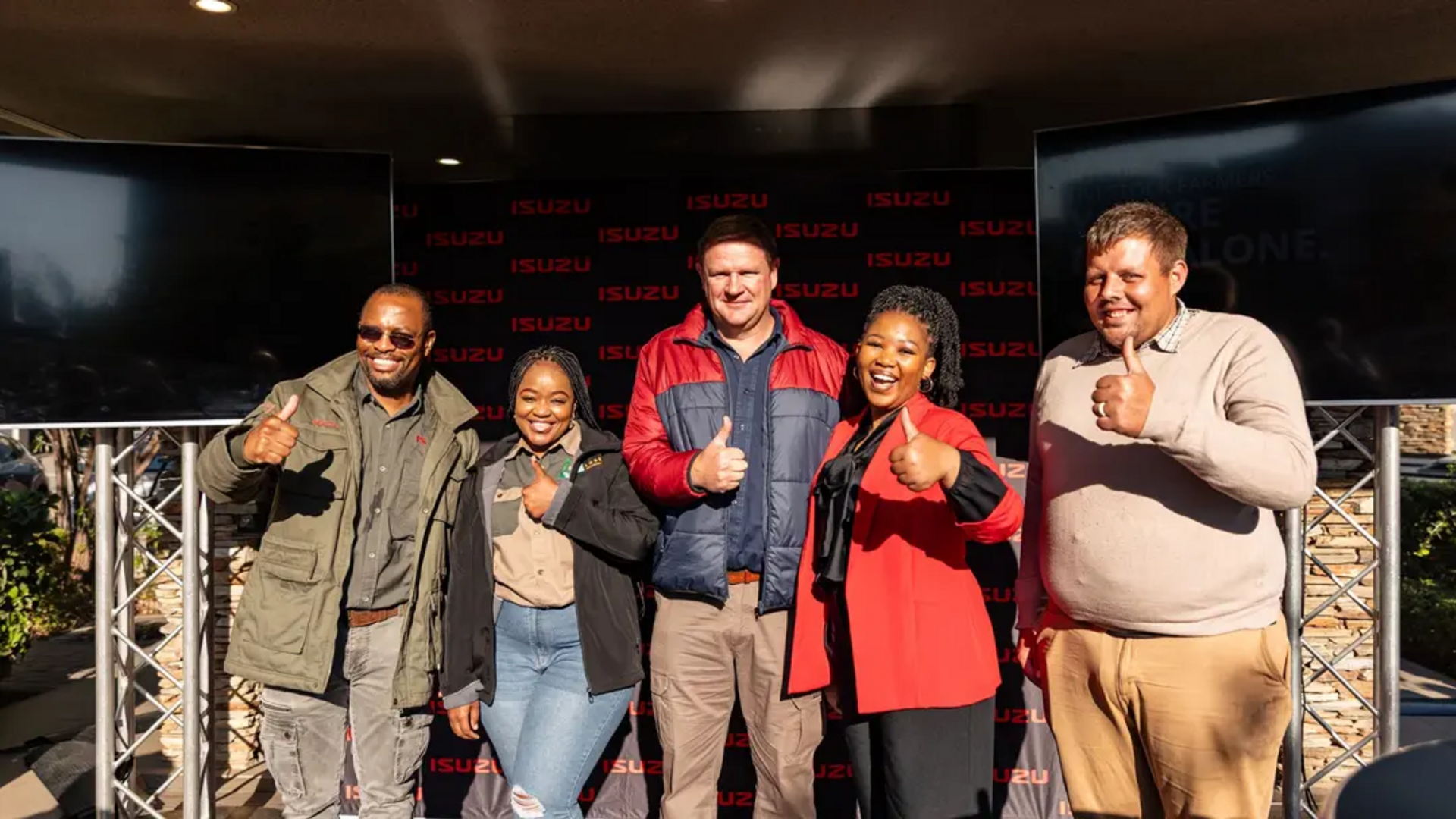 Farmers receive relief through ISUZU's Far...